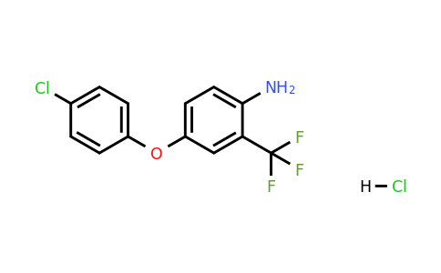 1185295-73-1 | 4-(4-Chlorophenoxy)-2-(trifluoromethyl)aniline hydrochloride