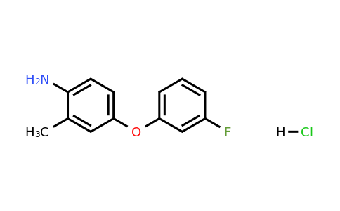 1185303-60-9 | 4-(3-Fluorophenoxy)-2-methylaniline hydrochloride
