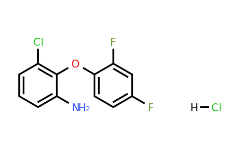 1185304-37-3 | 3-Chloro-2-(2,4-difluorophenoxy)aniline hydrochloride