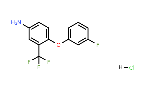 1185304-41-9 | 4-(3-Fluorophenoxy)-3-(trifluoromethyl)aniline hydrochloride