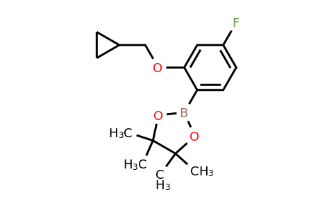 1185836-96-7 | 2-(2-(Cyclopropylmethoxy)-4-fluorophenyl)-4,4,5,5-tetramethyl-1,3,2-dioxaborolane