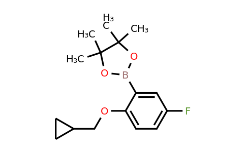 1185836-97-8 | 2-(2-(Cyclopropylmethoxy)-5-fluorophenyl)-4,4,5,5-tetramethyl-1,3,2-dioxaborolane