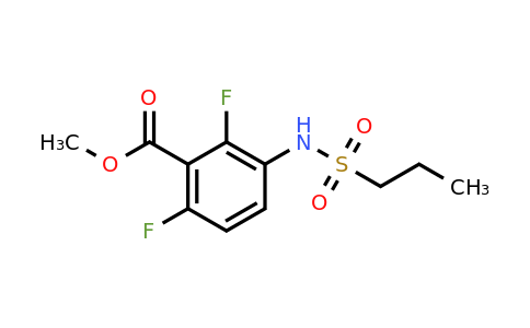 1186223-50-6 | Methyl 2,6-difluoro-3-(propylsulfonamido)benzoate