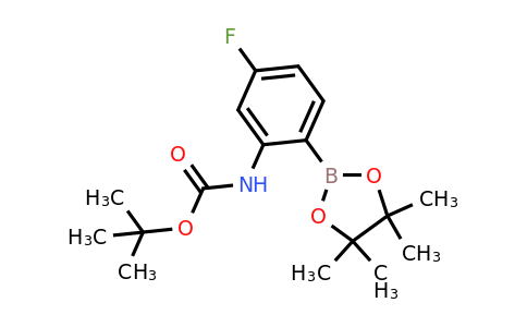 1186637-38-6 | tert-Butyl (5-fluoro-2-(4,4,5,5-tetramethyl-1,3,2-dioxaborolan-2-yl)phenyl)carbamate
