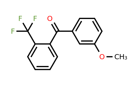 1187163-72-9 | (3-Methoxyphenyl)(2-(trifluoromethyl)phenyl)methanone