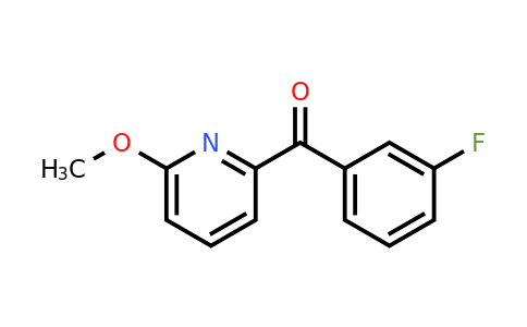 1187164-83-5 | (3-Fluorophenyl)(6-methoxypyridin-2-yl)methanone