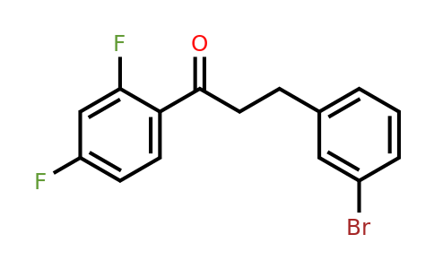 1187165-93-0 | 3-(3-Bromophenyl)-1-(2,4-difluorophenyl)propan-1-one