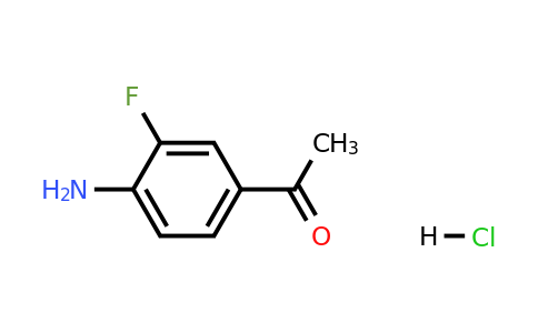 1187648-60-7 | 1-(4-Amino-3-fluorophenyl)ethanone hydrochloride