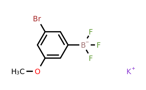 1189097-39-9 | Potassium (3-bromo-5-methoxyphenyl)trifluoroboranuide