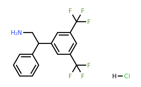 1189486-71-2 | 2-(3,5-Bis(trifluoromethyl)phenyl)-2-phenylethanamine hydrochloride