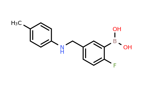 1190095-08-9 | (2-Fluoro-5-((p-tolylamino)methyl)phenyl)boronic acid