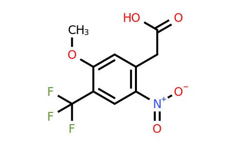 1190198-33-4 | 2-(5-Methoxy-2-nitro-4-(trifluoromethyl)phenyl)acetic acid