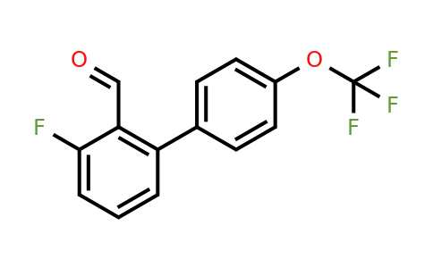 3-Fluoro-4'-(trifluoromethoxy)biphenyl-2-carboxaldehyde
