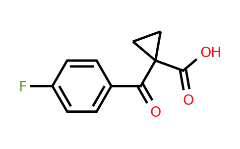 1191284-11-3 | 1-(4-Fluorobenzoyl)cyclopropanecarboxylic acid