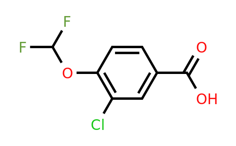 1192829-74-5 | 3-Chloro-4-(difluoromethoxy)benzoic acid
