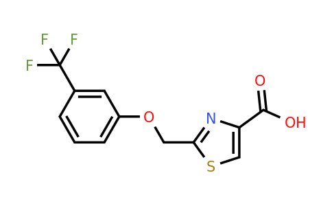 1193069-37-2 | 2-((3-(Trifluoromethyl)phenoxy)methyl)thiazole-4-carboxylic acid