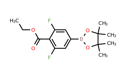 1198615-67-6 | Ethyl 2,6-difluoro-4-(4,4,5,5-tetramethyl-1,3,2-dioxaborolan-2-yl)benzoate