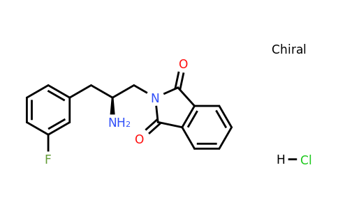 (S)-2-(2-Amino-3-(3-fluorophenyl)propyl)isoindoline-1,3-dione hydrochloride