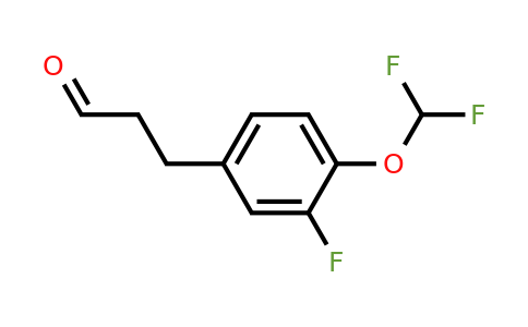 1202690-28-5 | 3-(4'-(Difluoromethoxy)-3'-fluorophenyl)propionaldehyde