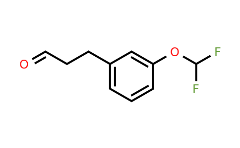 1202690-29-6 | (3-(Difluoromethoxy)phenyl)propanal