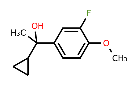 1202774-76-2 | 1-Cyclopropyl-1-(3-fluoro-4-methoxyphenyl)ethanol