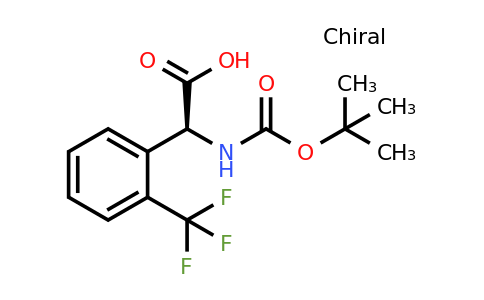 1203454-45-8 | (S)-2-((tert-Butoxycarbonyl)amino)-2-(2-(trifluoromethyl)phenyl)acetic acid
