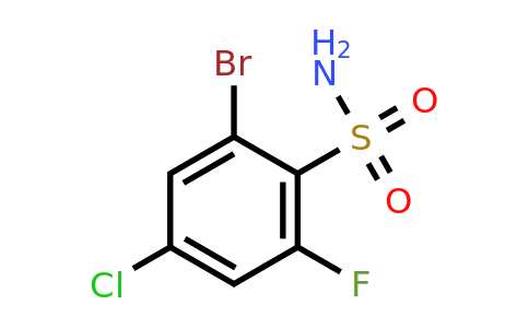 1204573-10-3 | 2-Bromo-4-chloro-6-fluorobenzenesulfonamide