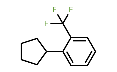 1206125-14-5 | 1-Cyclopentyl-2-(trifluoromethyl)benzene