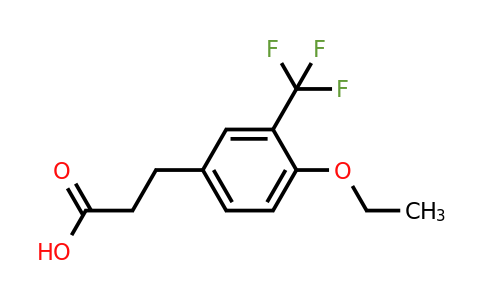 1206593-34-1 | 3-(4-Ethoxy-3-(trifluoromethyl)phenyl)propanoic acid