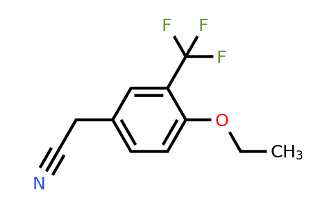 1206593-35-2 | 2-(4-Ethoxy-3-(trifluoromethyl)phenyl)acetonitrile