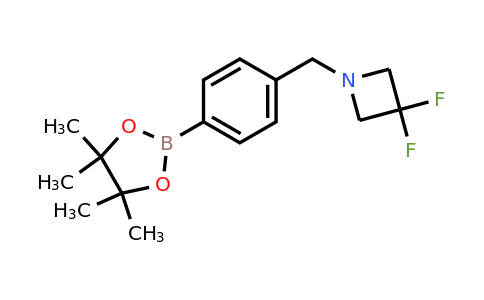 1206641-51-1 | 3,3-Difluoro-1-(4-(4,4,5,5-tetramethyl-1,3,2-dioxaborolan-2-yl)benzyl)azetidine