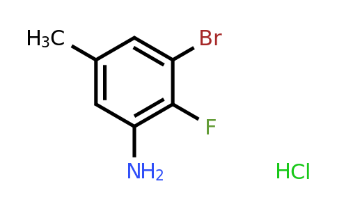 1207271-62-2 | 3-Bromo-2-fluoro-5-methylaniline hyddrochloride