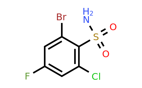 1208075-45-9 | 2-Bromo-6-chloro-4-fluorobenzenesulfonamide