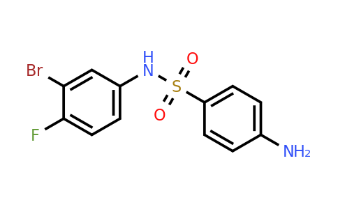 1208075-85-7 | 4-Amino-N-(3-bromo-4-fluorophenyl)benzenesulfonamide