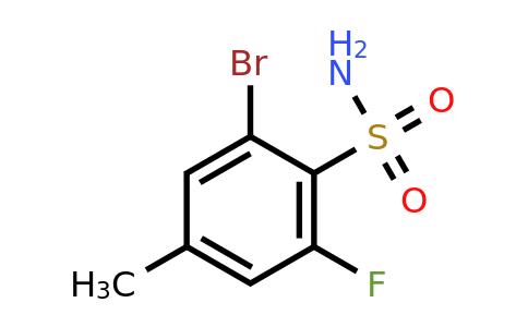 1208075-90-4 | 2-Bromo-6-fluoro-4-methylbenzenesulfonamide