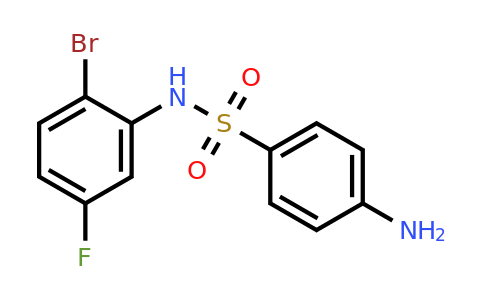 1208076-62-3 | 4-Amino-N-(2-bromo-5-fluorophenyl)benzenesulfonamide