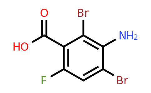 1208076-94-1 | 3-Amino-2,4-dibromo-6-fluorobenzoic acid