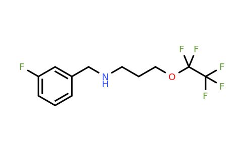 (3-Fluoro-benzyl)-(3-pentafluoroethyloxypropyl)-amine