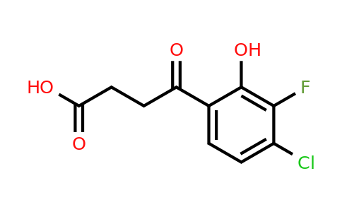 1208265-79-5 | 4-(4-Chloro-3-fluoro-2-hydroxyphenyl)-4-oxobutanoic acid