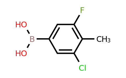 1208313-37-4 | 3-Chloro-5-fluoro-4-methylphenylboronic acid
