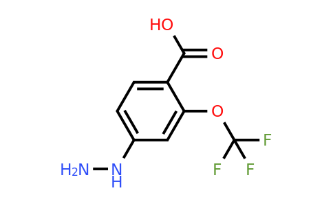 1208353-12-1 | 4-Hydrazinyl-2-(trifluoromethoxy)benzoic acid