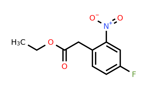 1209007-72-6 | Ethyl 4-fluoro-2-nitrophenylacetate