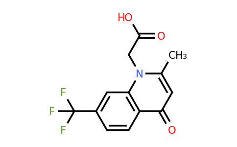 2-(2-Methyl-4-oxo-7-(trifluoromethyl)quinolin-1(4H)-yl)acetic acid