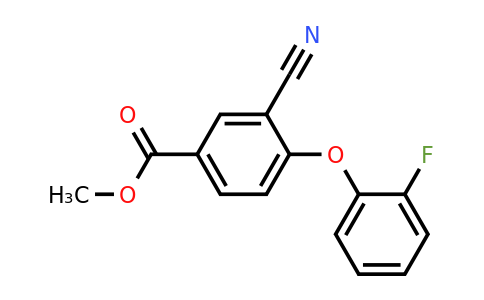 1210401-58-3 | Methyl 3-cyano-4-(2-fluorophenoxy)benzoate