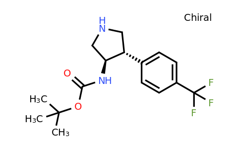 1212404-61-9 | tert-Butyl (trans-4-(4-(trifluoromethyl)phenyl)pyrrolidin-3-yl)carbamate