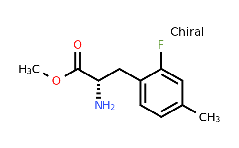 1213632-12-2 | (S)-Methyl 2-amino-3-(2-fluoro-4-methylphenyl)propanoate