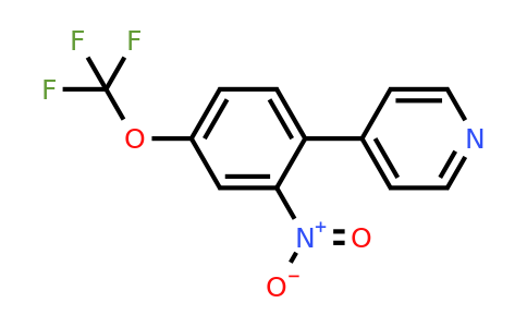 1214324-07-8 | 4-(2-Nitro-4-(trifluoromethoxy)phenyl)pyridine