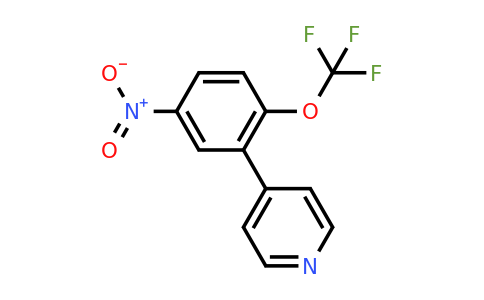 1214324-18-1 | 4-(5-Nitro-2-(trifluoromethoxy)phenyl)pyridine