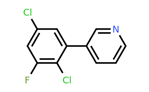 1214324-66-9 | 3-(2,5-Dichloro-3-fluorophenyl)pyridine