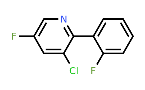 3-Chloro-5-fluoro-2-(2-fluorophenyl)pyridine